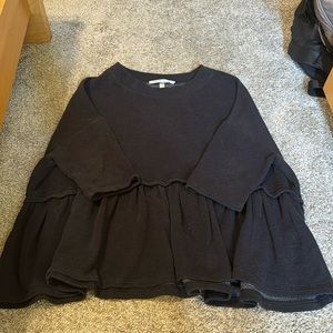 Free People peplum sweatshirt